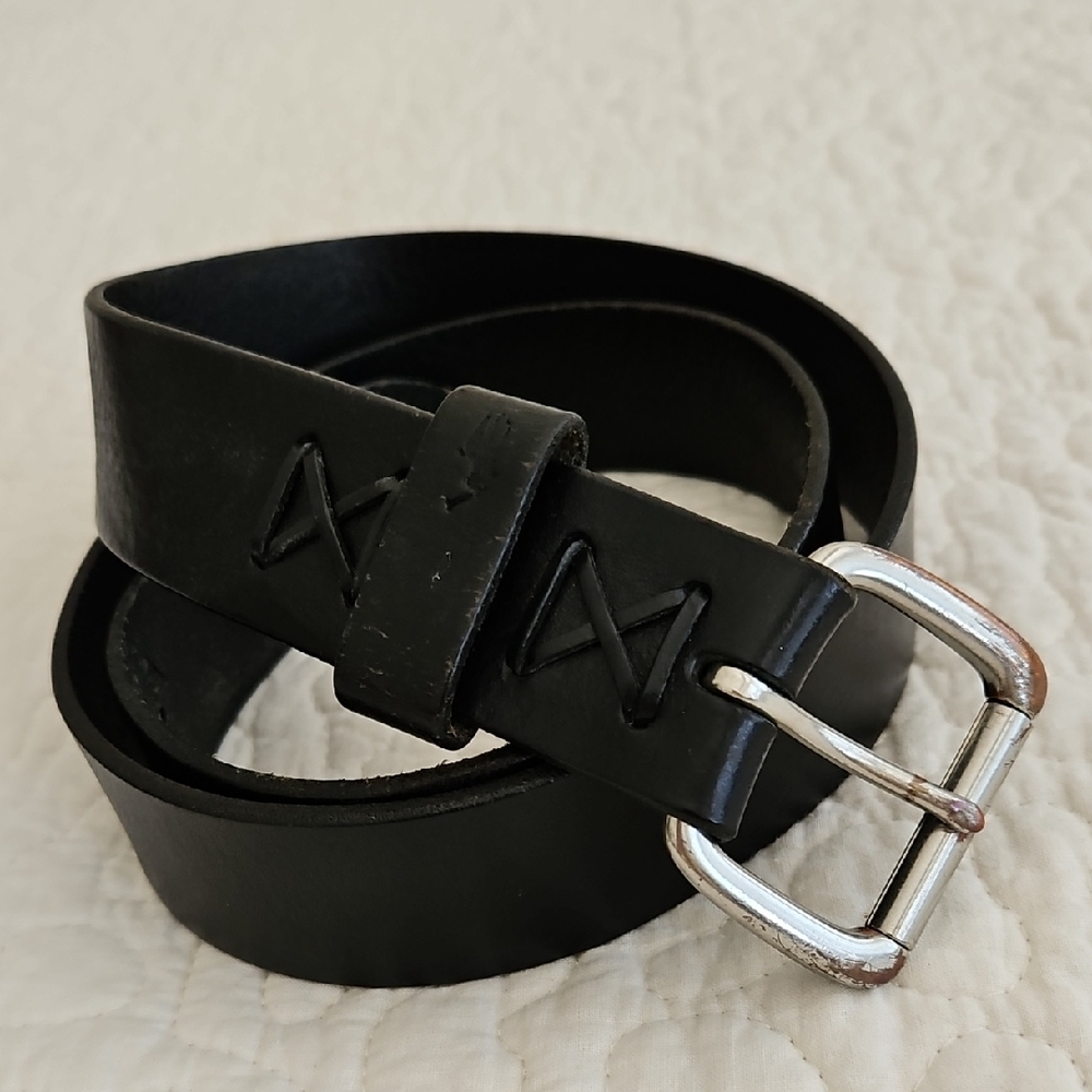 👑HP👑Polo Ralph Lauren Vintage Men's Leather Belt Size 36